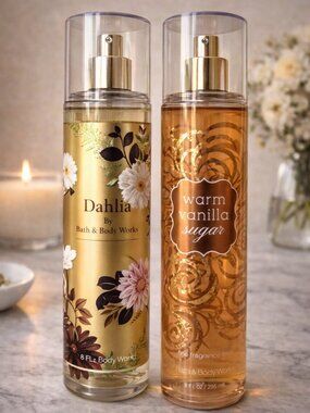 NEW Bath & Body Works Bundle | Warm Vanilla Sugar + Dahlia